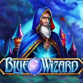 Blue Wizard slot visual from Quickspin available on rainbetcasinos-es.com