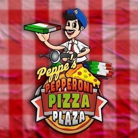 Peppe’s Pepperoni Pizza Plaza by Pragmatic Play, showcased at rainbetcasinos-es.com – game logo